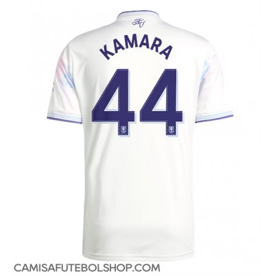 Camisa de time de futebol Aston Villa Boubacar Kamara #44 Replicas 3º Equipamento 2025-26 Manga Curta Camisa de time de futebol Aston Villa Boubacar Kamara #44 Replicas 3º Equipamento 2025-26 Manga Curta